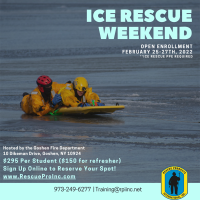 Ice Rescue Weekend Open Enrollment - Goshen