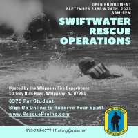 Swiftwater Rescue Operations - Open Enrollment - September 23rd & 24th