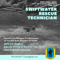 Swiftwater Rescue Technician - Open Enrollment - September 30th & October 1st, 2023